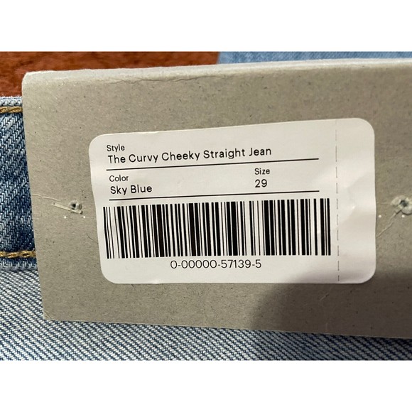 Everlane Jeans Womens Sz 29 Ankle The Curvy Cheeky High Rise Low Stretch Denim - Picture 14 of 16